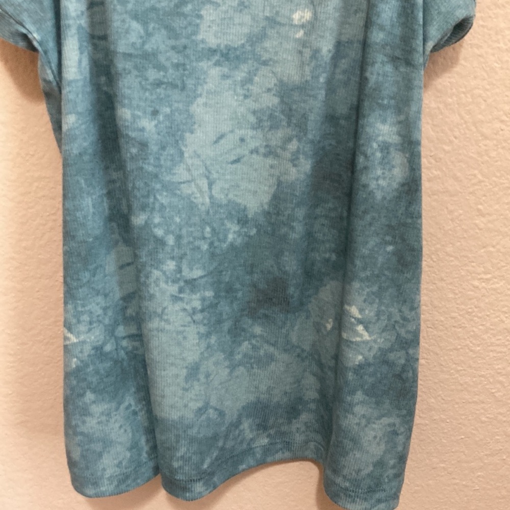 Old Navy workout go-dry racerback tie dye blue tank top size M - Picture 3 of 6